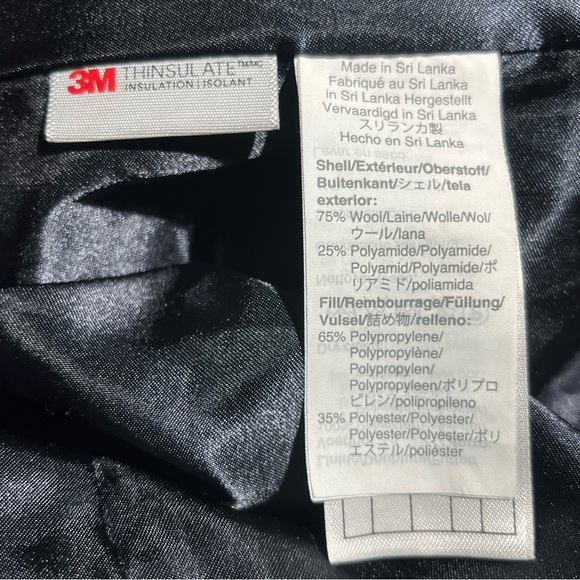 J Crew Classic Lady Day Coat with Thinsulate Italian Double Cloth Wool - Picture 9 of 9